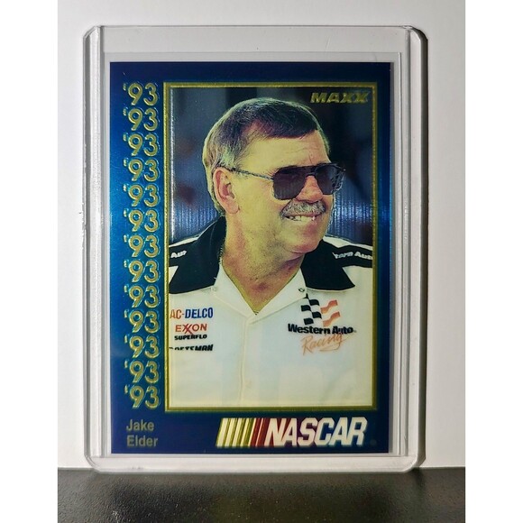 Jake Elder 1993 Maxx Premier Plus Racing #135 NASCAR Card DARWAL Inc. - Picture 1 of 2